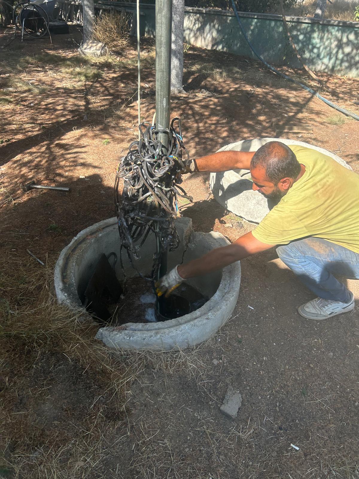 Kuyuya sıkışan motor kurtarma - Dalgıç pompa çıkarma teknikleri - Sondaj kuyusu kurtarma çalışması